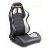 Sparco Style Leather Racing Sport Auto Car Seats / Black And White Racing Seats