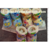 Animal print fabric baby shoes