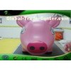 Lovely Inflatable Cartoon Characters 3m Long Pink Inflatable Pig For Advertising