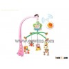 Remote control rotating mobiles