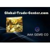 Light Yellow Princess Square Moissanite 1 Carat 6mm For Ring