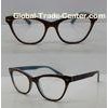 Square Black Vintage Acetate Optical Frames / Spectacle Frame With Lightweight