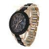 Luxury Mens Quartz Watches Fake Ceramic Watchband 3ATM Analogue Watch