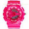 Girls colorful PU Strap LCD Analog Digital Wrist Watch , Skmei Sport Watches