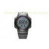 PU Case Anti - shock Black LCD Waterproof Sport Watch / Mens Wrist Watch