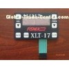 Black Membrane Switch Overlay Keyboard membrane switches connector