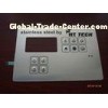 led Metal Dome Single Membrane Switch with double side tape / Rubber keys