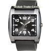 10ATM Water Resistant Square Mens Analog Watch , Anti-Static ABS Case