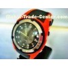 Gents round sporty Mens Analog Watches with EL light 100m water resistant model SD