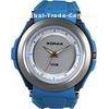 Sport Plastic Analog Watches For Men , Stainless Steel Bezel
