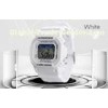 Lady White Jelly Digital Sports Watches 12 / 24 Hour With Stop Watch
