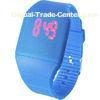 Vogue silicone Touch Screen LED Digital Mirror Face Watch For School Student