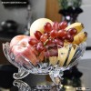 Personalized glass fruit bowl with stand wholesale