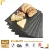 Wholesale rectangular shape natural black dinner slate plate