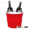 Melamine Red Party Ice Bucket