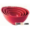 Red Melamine Bowl Set