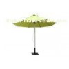 280cm Aluminium Green Outdoor Patio Umbrella , Luxury Hotel Umbrella