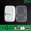 plastic food container-two compartment