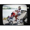 Eco-friendly Red Bicycle Baby Carriers , Stable Child Bike Trailer for Hiking