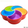 Plum blossom type lock type candy box plastic candy wedding candy box