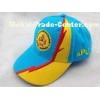 Promotional Girls Blue Yellow Red Cotton Baseball Cap Hat with Embroidery Logo
