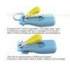 5X fold away magnifier Baby Nail Clippers , baby nail clipper