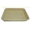Square Handweaved PP Rattan Fruit Basket With Any PMS Color