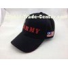 Black Brushed Cotton Baseball Cap Promotion Baseball Hat with Embroidery
