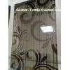 Black Silk Tempered Pvb Laminated Art Glass Flat Panel 8mm For Home