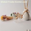 Heat resistant borosilicate glass double wall coffee cup