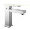 Square Deck Mount One Handle Basin Mixer Taps / Basin Faucet with 25mm Cartridge for Lavatory