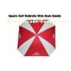 30 Inch Square Automatic Golf Umbrella With Hook Handle