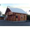 Wooden Style Modular Homes Bungalow / Sound-Proof Prefab Bungalow