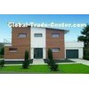 White Light Steel  Prefab Villa Villa Houses With Washbasin , Shower