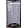 Popular Bathroom Glass Shower Cabins 800 X 800 With Square Black ABS Tray