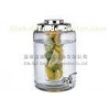 Large Glass Beverage Dispenser with Infuser / glass iced tea dispenser for home