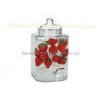 Octagonal 1.5 gallon glass beverage dispenser with metal spigot For juice , wine drinking