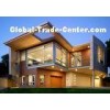 Luxurious Prefab Steel House / Light Steel Frame Prefab Metal House ETC