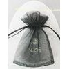 Mini Jewelry Drawstring Pouch With Logo / Organza Bag For Advertising
