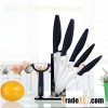 White Ceramic Blade Kitchen Knives Set