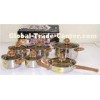 12 PCS Stainless Steel Cookware Set with Body Thickness 0.5mm