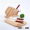 Red Wooden Handle Professional Chef Knife