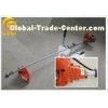 Straight Shaft Gasoline Grass Trimmer , Petrol Shoulder Brush Cutter Single Cylinder