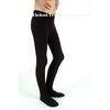 Black Cream Children's Cotton Tights , Jacquard Organic Cotton Tights