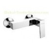 Contemporary Square Shower Mixer Taps / Shower Faucets Wall Mounted with 25mm ceramic cartridge for