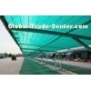 Dark Green Sun Shade Hdpe Netting For Parking Lot 85gsm - 300gsm