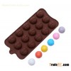 15-hole ball mold silicone mold ice lattice mold Handmade chocolates mold SB-095