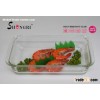 rectangular 1.8L high borosil glass baking pans