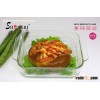 2L square glass baking pan