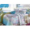Mint Smell Modal 4pcs Modern Garden Floral Bedding Sets Durable With Colorful Reactive Printing